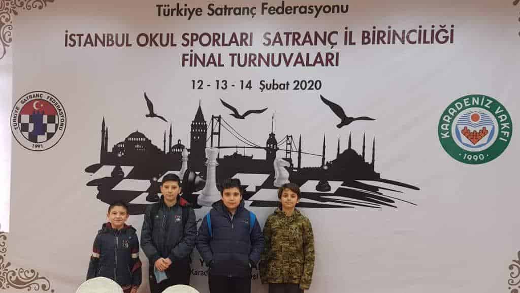 turkiye satranc federasyonu istanbul okul sporlari satranc il birinciligi turnuvasi istiklal sehit lokman oktay ortaokulu